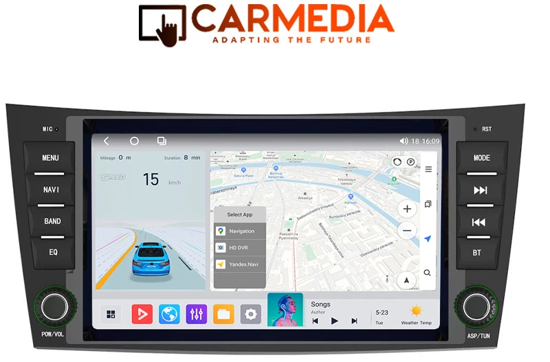 CARMEDIA CMT2088-14W OEM 8'' MERCEDES E (W211) - CLS (W219) 2003-2009