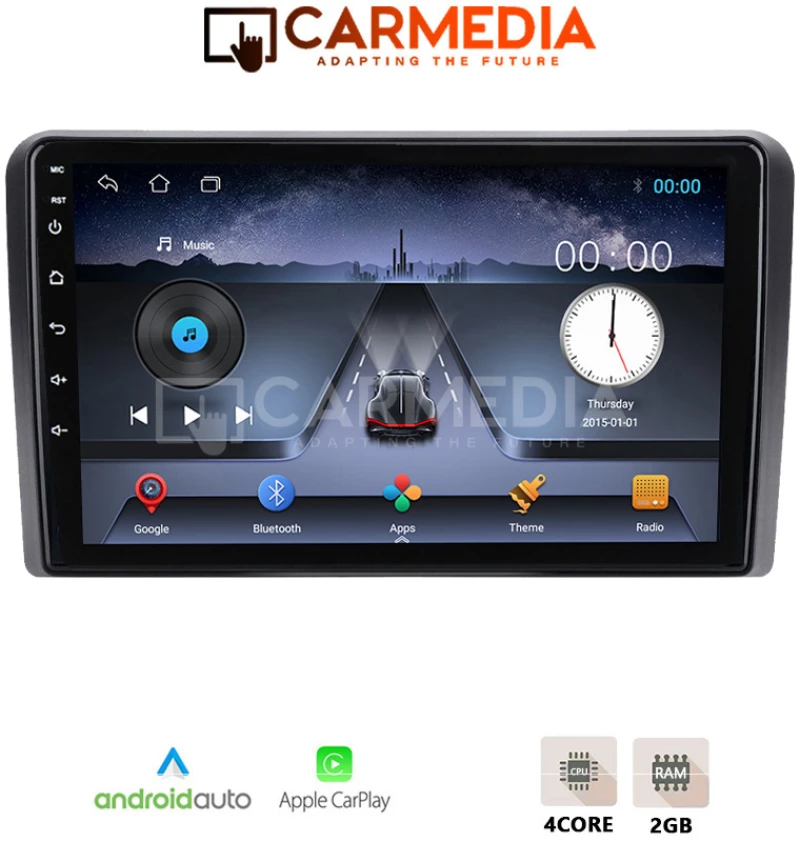 CARMEDIA CM209C-13 PERFORMANCE TABLET 9'' OEM ALFA ROMEO GIULIETTA 2014-2020