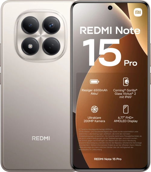 Xiaomi Redmi Note 15 Pro 4G (8GB/256GB) Titanium