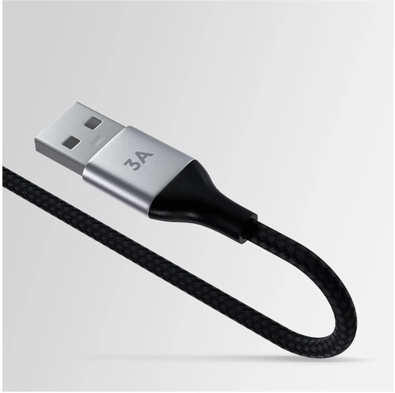 Καλώδιο Allity AUC-01 USB-A - USB-C 1,0 m 3A μαύρο