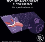 Razer Gigantus V2 XXL Pokemon Gengar Edition - Cloth Gaming Mousepad - Thick High-Density Foam Base