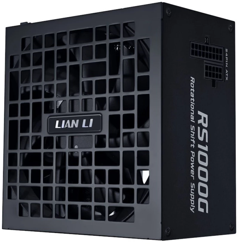 Lian Li RS1000G  Black - 1000 Watt 80+ Gold PSU - 12V-2x6 Colored Cable - RS Hub - Fully Modular