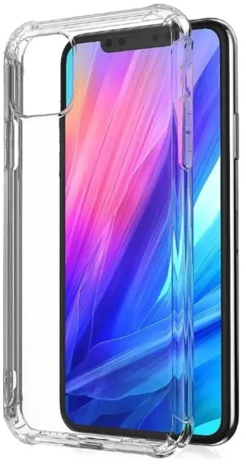 Θήκη TPU Σιλικόνης GREEN ON με Ενισχυμένες Γωνίες για iPhone 12 Pro Max - Διάφανη