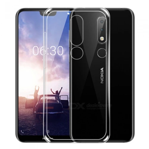 Θήκη TPU Σιλικόνης για Nokia 6.1 Plus - Διάφανη