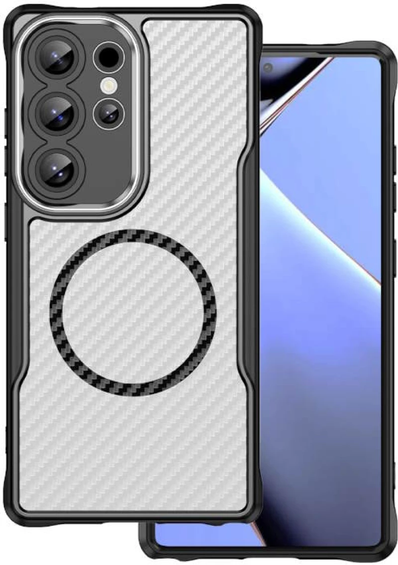 Θήκη Defender Carbon με Magsafe για Samsung Galaxy S24 Ultra- Μαύρο