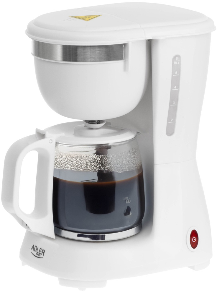 ADLER DRIP COFFEE MAKER 0.6L WHITE