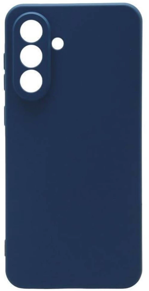 Θήκη TPU Σιλικόνης με Υφασμάτινη Επένδυση για Samsung Galaxy A17 - Σκούρο Μπλε