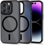 Tech-Protect Σκληρή Θήκη MagMat με Magsafe για iPhone 14 Pro Max - Διάφανη με Μαύρο Πλαίσιο