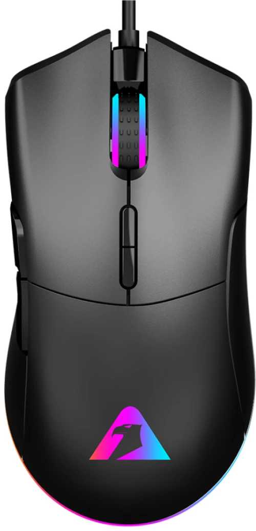 ARMAGGEDDON USB WIRED MACROABLE GAMING MOUSE FALCON V LK 12000CPI BLACK