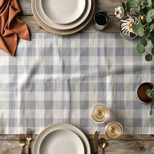 Τραπεζομάντηλο Ibiza Γκρι 140x220 Borea