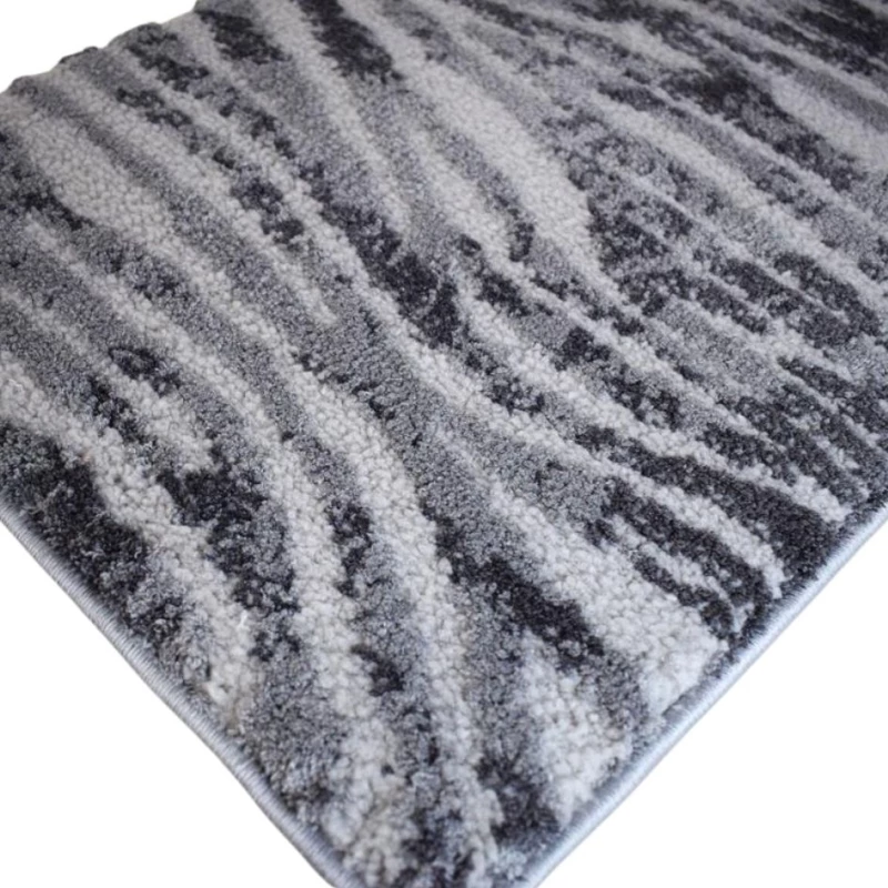 Χαλί μηχανής Florida 80/72 Dark Grey-Light Grey Eurofil 200x290