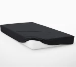 Σεντόνι Υπέρδιπλο (160x200+30) Με Λάστιχο Exotic Line Black βαμβακερό DimCol