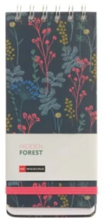 Σημειωματάριο Σπιράλ Ριγέ Miquelrius Hidden Forest 80φ 8.7x19cm MR7777