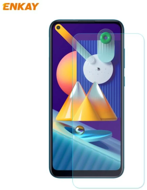 Για Samsung Galaxy A11 / M11 ENKAY Hat-Prince 0.26mm 9H 2.5D Καμπύλη Προστατευτική Μεμβράνη Τζαμί (ΕΝΚΑΥ (ENKAY) - This is likely a brand name or specific code and would be transliterated directly into Greek.) (Κόκκινο)
