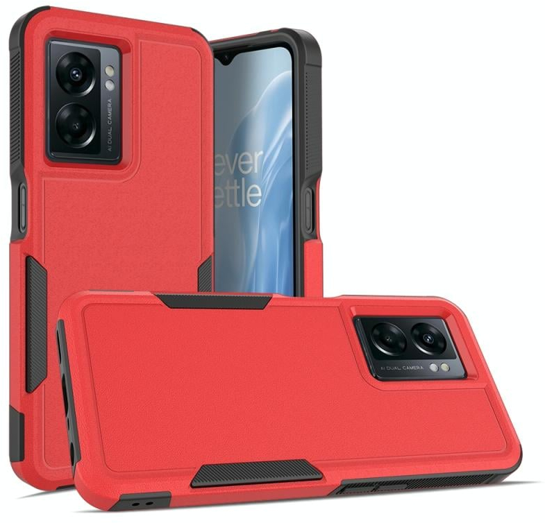 Για OPPO A57 / A57s / OnePlus Nord N300 2 σε 1 PC + TPU τηλέφωνο θήκη (Κόκκινο)