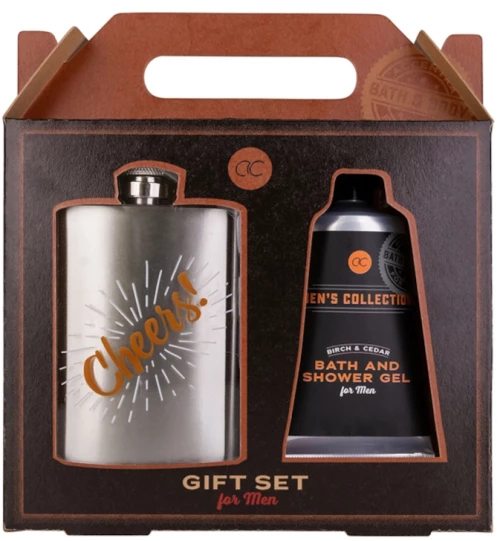 Ανδρικό σετ περιποίησης με αφρόλουτρο 60ml & ένα φλασκί 115ml, Men's collection