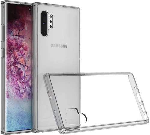 Θήκη προστασίας από TPU + Ακρυλικό, ανθεκτική στις γρατζουνιές για Samsung Galaxy Note10+ (Γκρι)