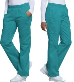 Unisex Ελαστικό Cargo Παντελόνι Ιατρικής Βεραμάν - Cherokee Mr Cargo WWE4005 Pants Teal