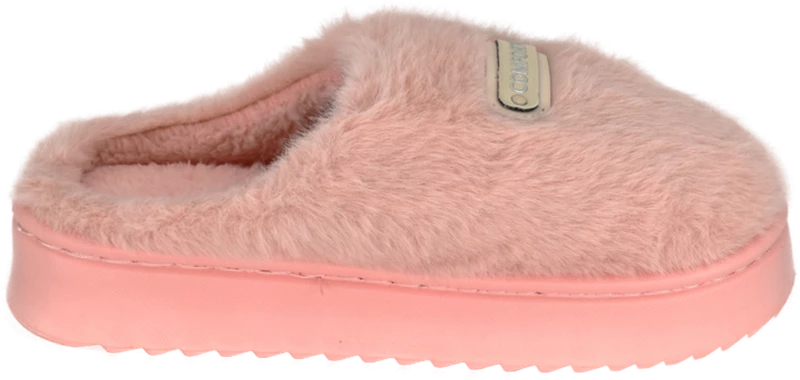 Γυναικεία Παντόφλα Χειμερινή Comfort k.XL-8068 pink