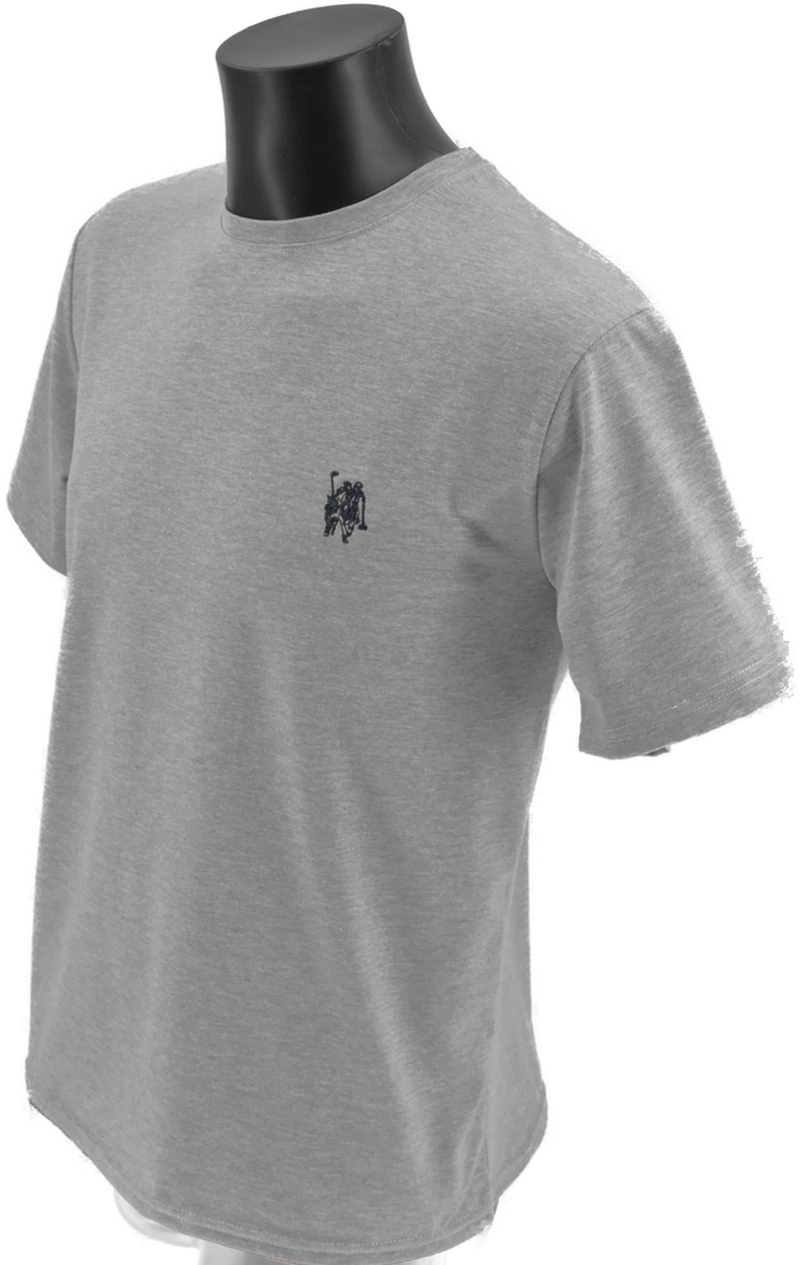 Ανδρικό T-shirt New World Polo Grey K.TS1001