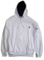 New World Polo Ανδρική Φούτερ με Κουκούλα Λευκό FK2001-WHITE