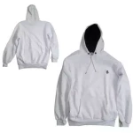 New World Polo Ανδρική Φούτερ με Κουκούλα Λευκό FK2001-WHITE