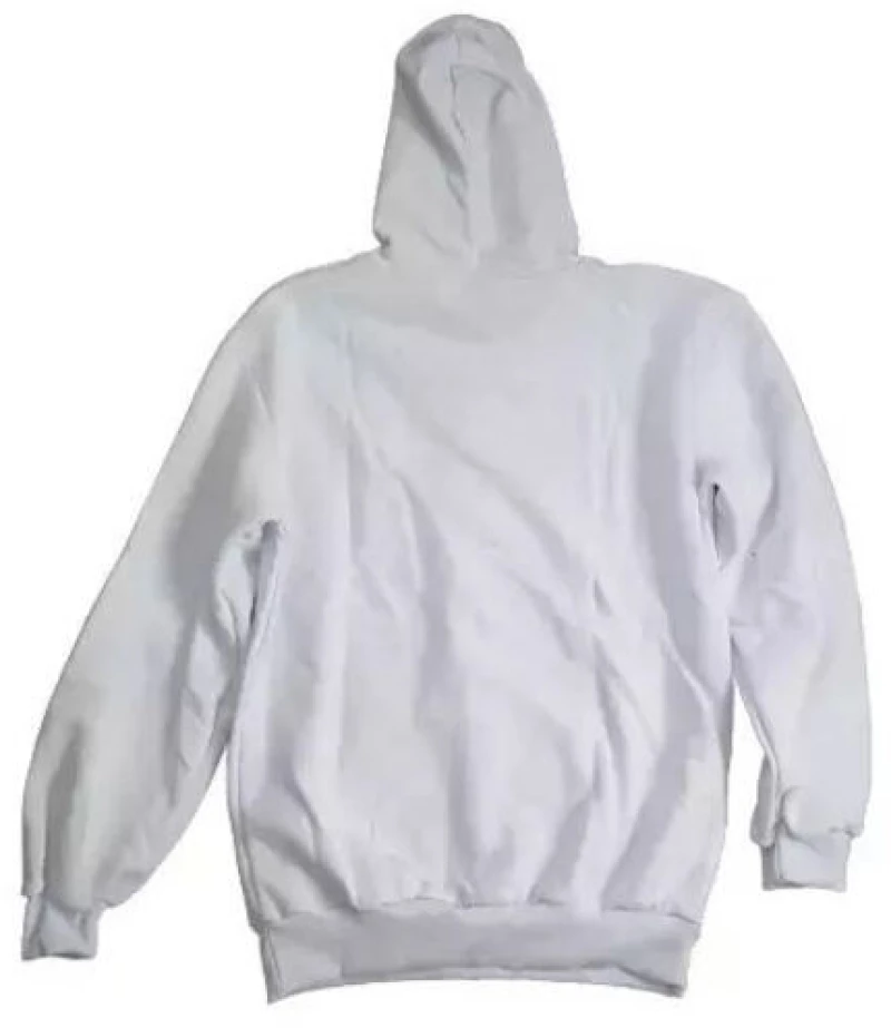 New World Polo Ανδρική Φούτερ με Κουκούλα Λευκό FK2001-WHITE
