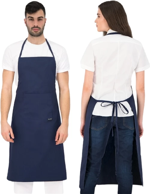 Ποδιά Λαιμού Εστίασης Σκούρο Μπλε - Borago Apron Navy