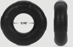 Δαχτυλίδι Πέους Σιλικόνης Forto F-33 25 mm Silicone Large Cock Ring - Μαύρο