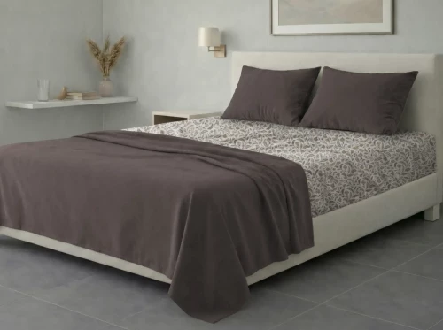 Σετ σεντόνια 4τμχ υπέρδιπλα 240x270-180x200+35 Βαμβακερά 100% εμπριμέ/μονόχρωμα 007443011Σ75Χ93