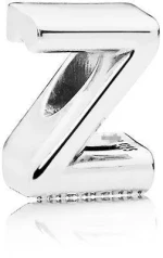 Charm Αρχικό Γράμμα Z από Ασήμι 925 (C1351)
