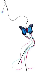 Kong Παιχνίδι Γάτας Teaser Butterfly