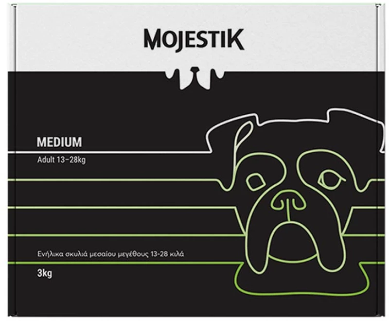 Mojestik Ξηρά Τροφή Σκύλου Premium Adult Medium 3kg
