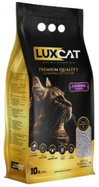 Lux Cat Άμμος Γάτας Με Άρωμα Λεβάντας 10lt