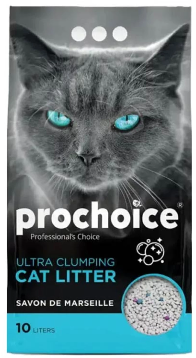 Prochoice Άμμος Γάτας Ultra Clumping Savon de Marseille 10lt (9kg)