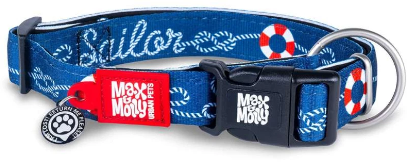 Max And Molly Smart ID Κολάρο Σκύλου – Sailor Large 2.5cm x 39-62cm