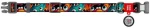 Waudog Κολάρο Σκύλου με Smart ID Toothed Monsters Plastic Fastex S 15mm x 25-35cm