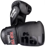 Γάντια Επαφής TOP TEN AJARN Thaiboxing Black