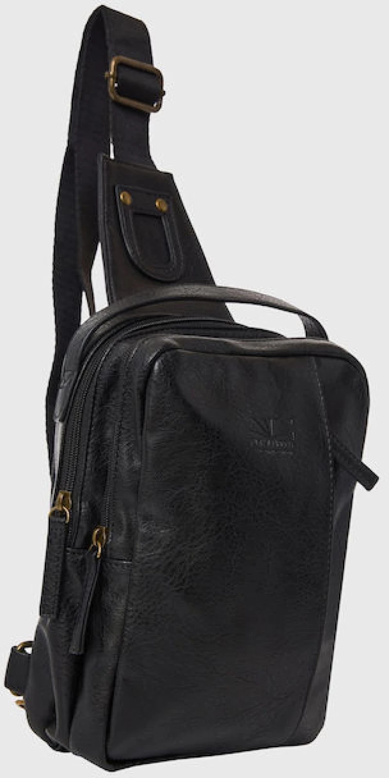 Funky Buddha ανδρικό τσαντάκι ώμου μαύρο FBM012-024-10-Black