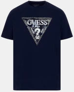 Guess ανδρικό βαμβακερό t-shirt regular fit μπλε M5YI15I3Z14-G7V2