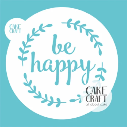 Στένσιλ Be Happy