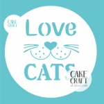 Στένσιλ Love Cats
