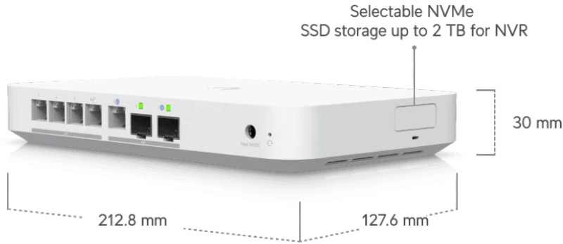 Ubiquiti UCG-Fiber, UniFi Cloud Gateway Fiber (30W)