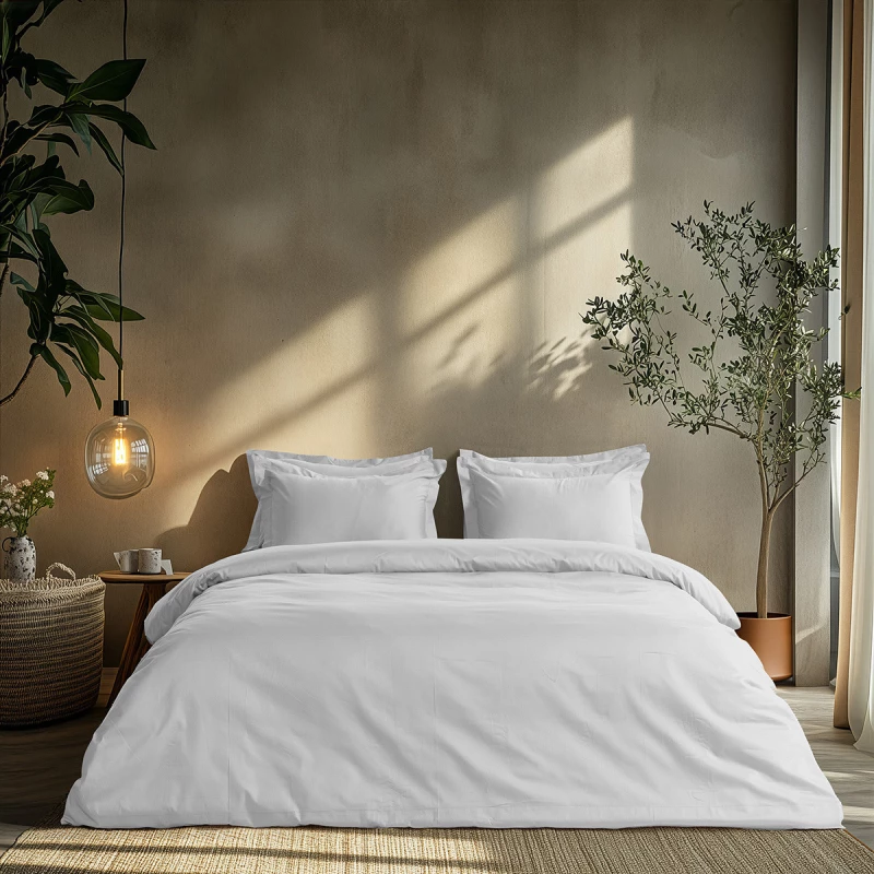 Beauty Home Σετ σεντόνια μονά Art 1700 Harmony 170x270 Λευκό