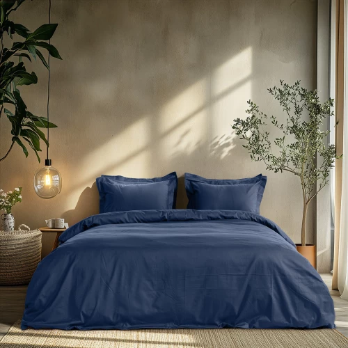 Beauty Home Σετ παπλωματοθήκη υπέρδιπλη Art 1700 Harmony 230x250 Μπλε