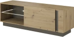 Έπιπλο τηλεόρασης 36146-ARC-STV Artisan+Γραφίτης 138,1x45,5x40cm