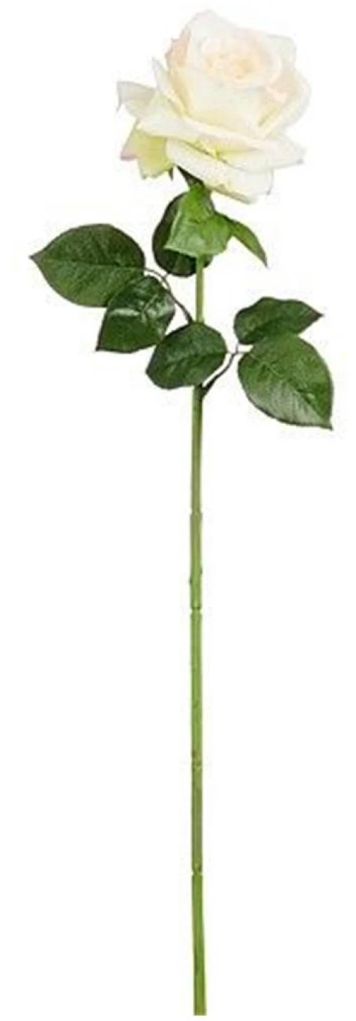 Κλαδί τριαντάφυλλο λευκό Η65cm