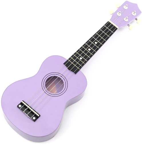 Ukulele Soprano Μωβ Με Θήκη