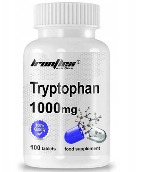 Tryptophan 1000mg 100 tabs - IronFlex