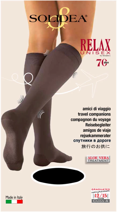 SOLIDEA RELAX UNISEX 70 den 14 mmHg  Μπεζ